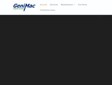 Tablet Screenshot of genimac.ca